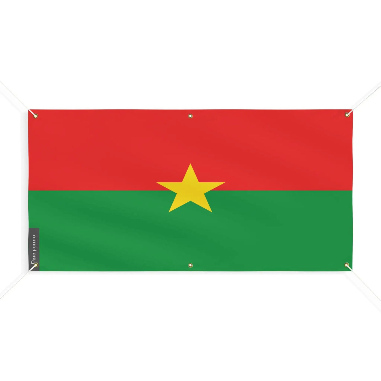 Drapeau burkina faso polyester résistant aux intempéries