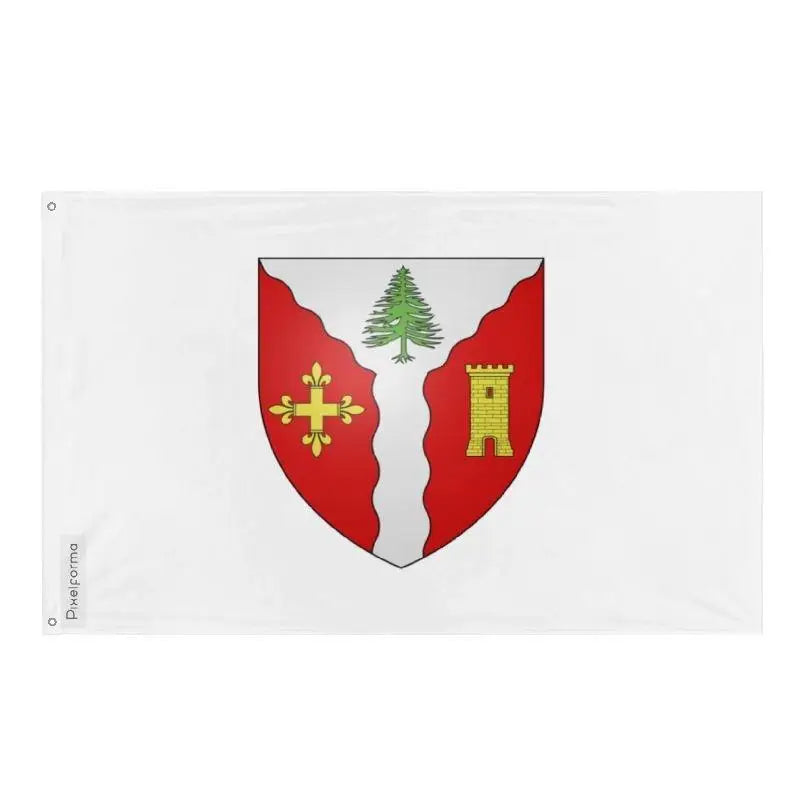 Drapeau cabano polyester résistant œillets à gauche