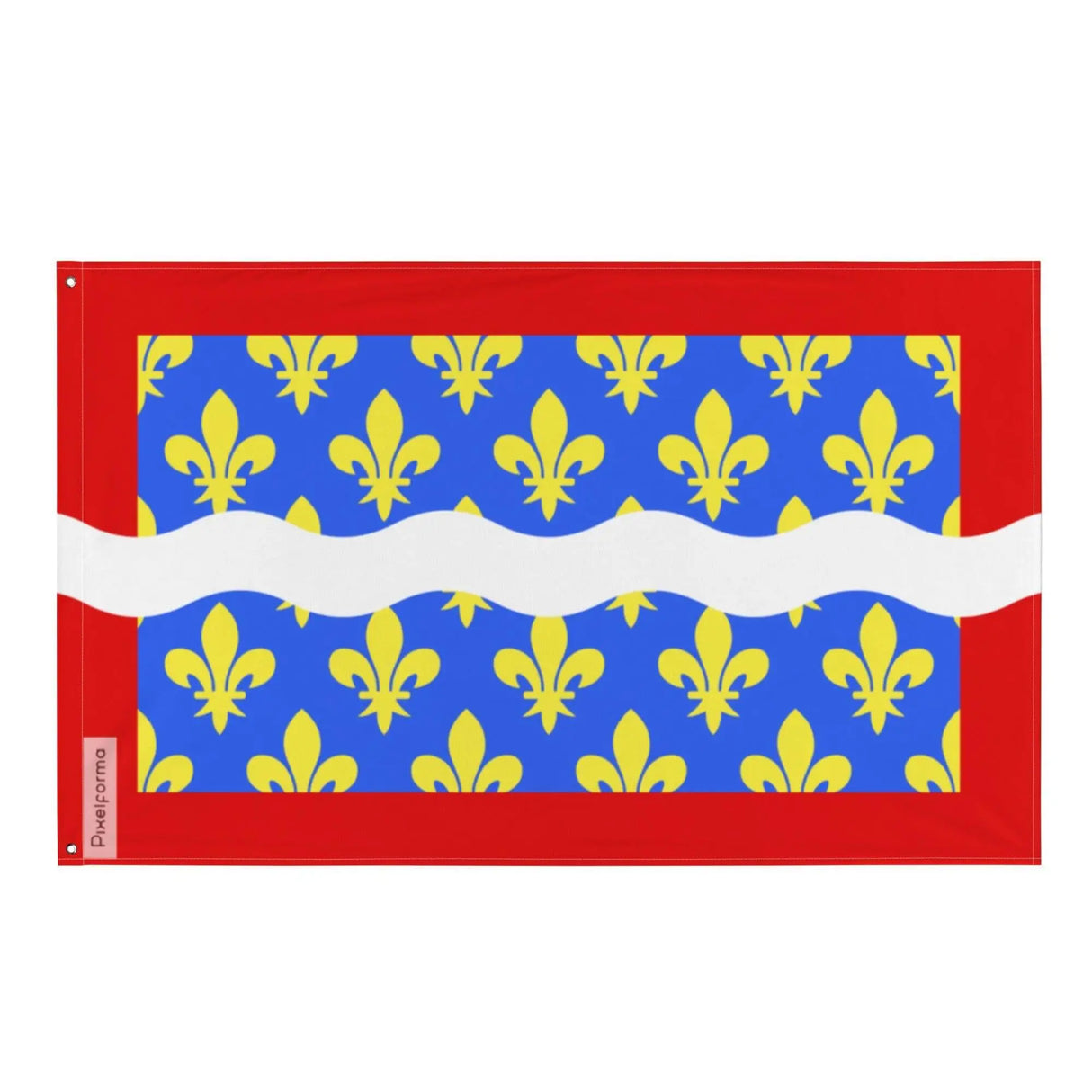 Drapeau cher polyester résistant œillets à gauche