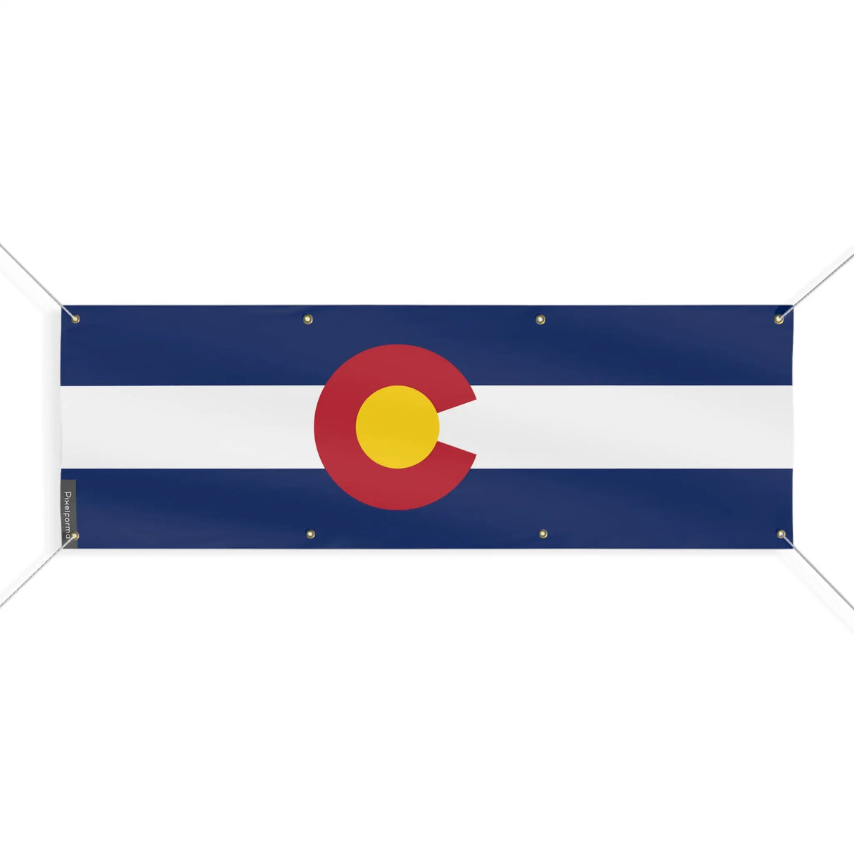 Drapeau colorado polyester résistant aux intempéries