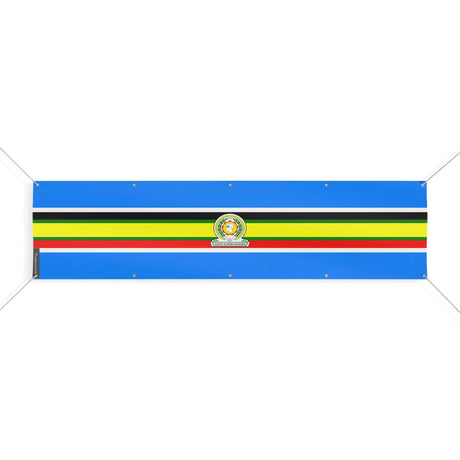 Drapeau communauté d’afrique en polyester résistant intempéries