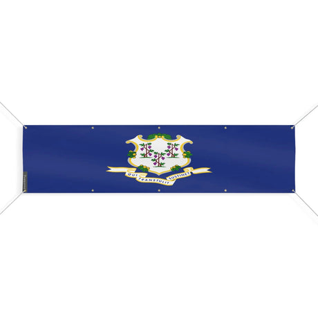 Drapeau connecticut polyester résistant aux intempéries