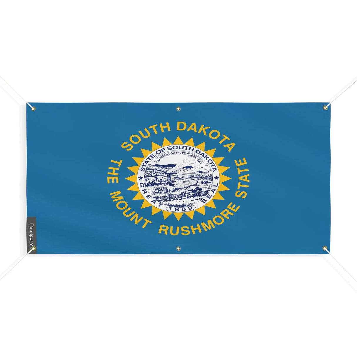 Drapeau dakota du sud polyester résistant aux intempéries