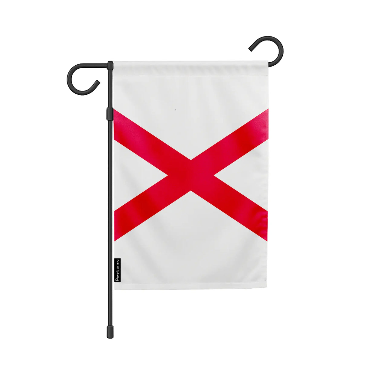 Drapeau de jardin alabama en polyester résistant horizontal