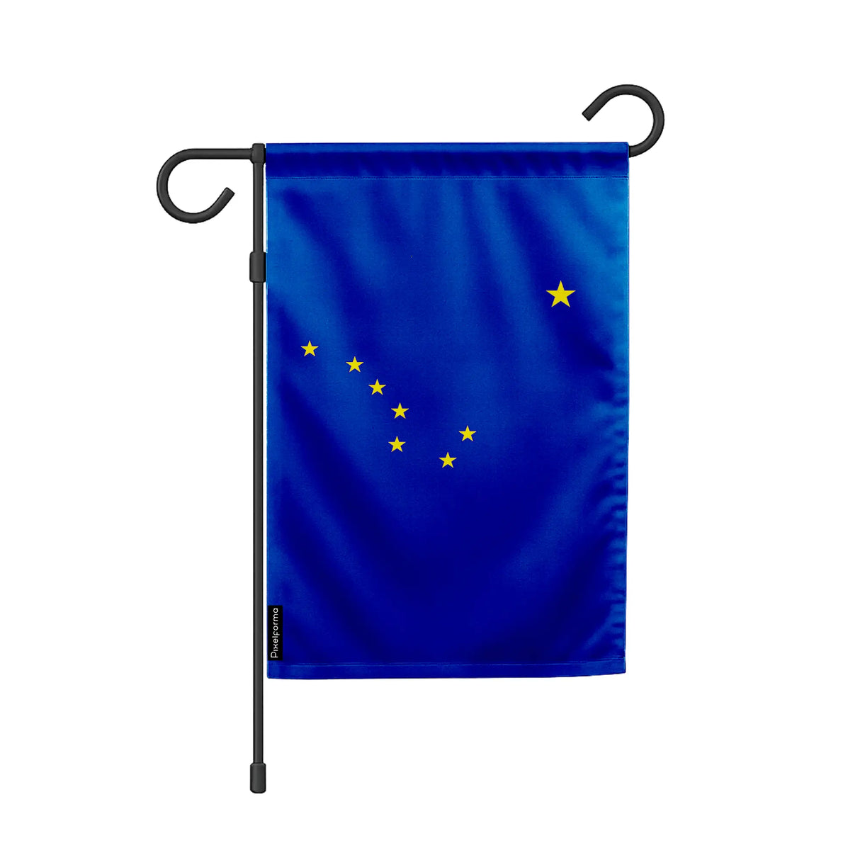 Drapeau de jardin alaska polyester résistant format horizontal