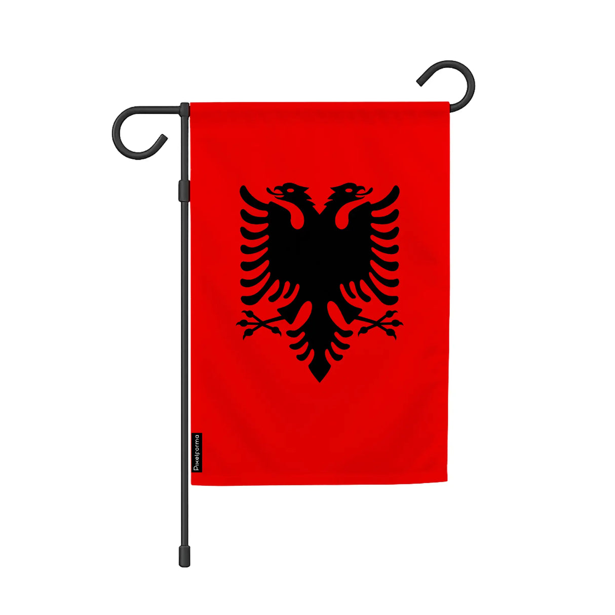 Drapeau de jardin albanie polyester durable format horizontal
