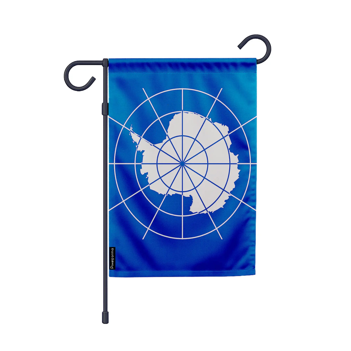 Drapeau de jardin antarctique polyester couleurs vibrantes
