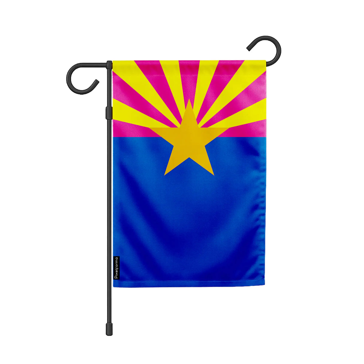 Drapeau de jardin arizona en polyester résistant horizontal