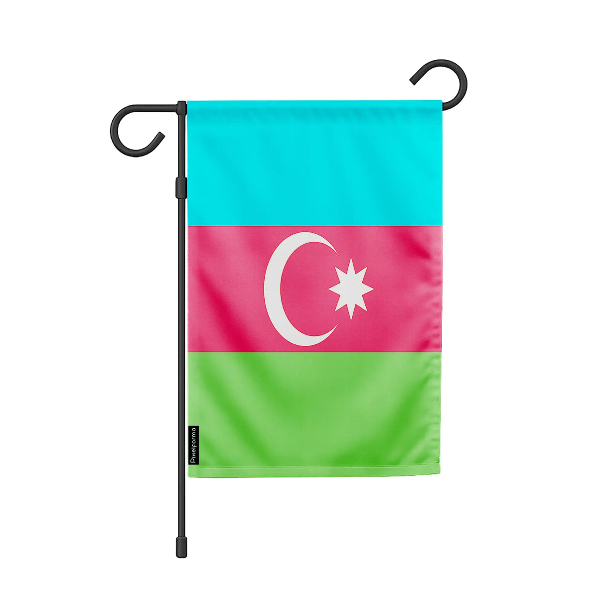 Drapeau de jardin azerbaïdjan polyester excellente durabilité