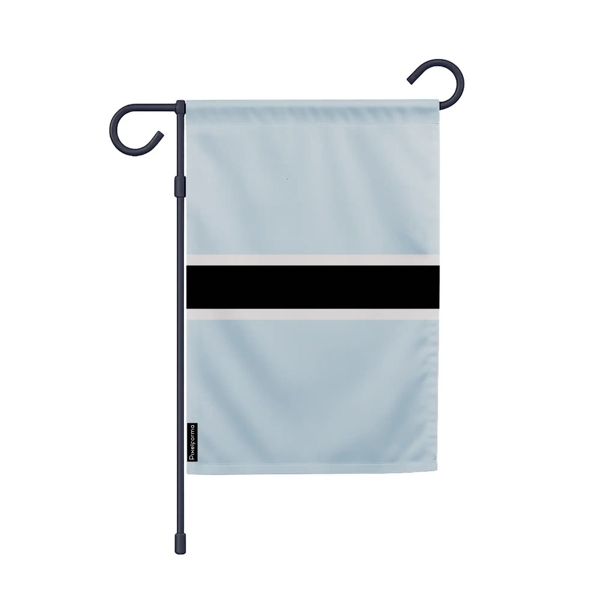 Drapeau de jardin botswana polyester couleurs vibrantes