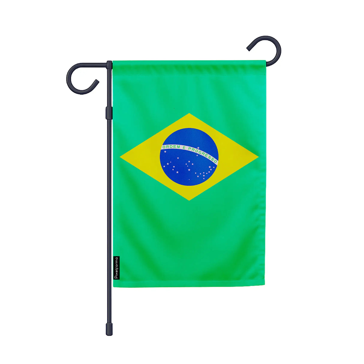Drapeau de jardin brésil polyester couleurs vibrantes