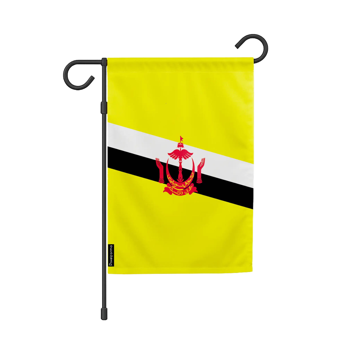 Drapeau de jardin brunei polyester durable format horizontal