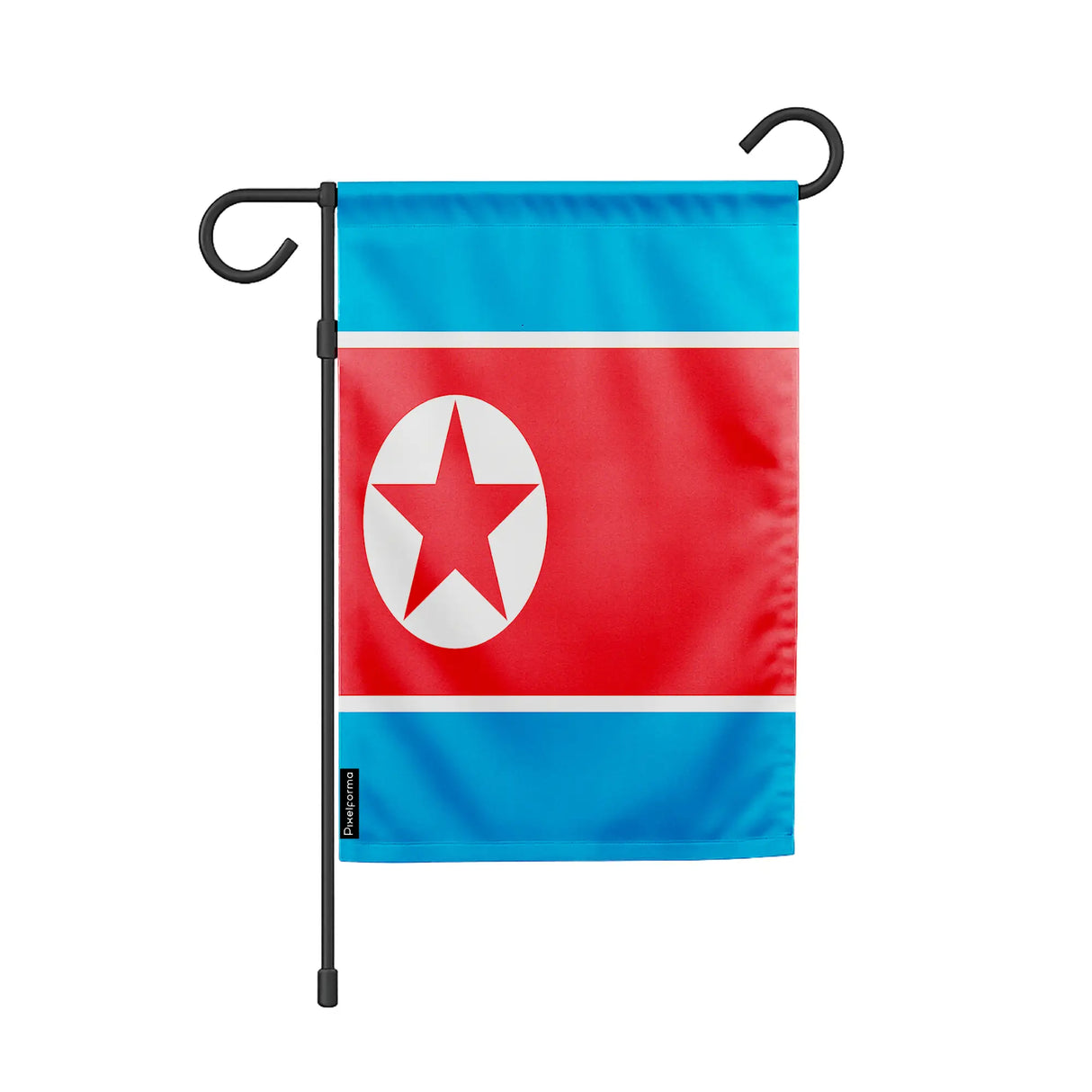 Drapeau de jardin corée du nord polyester excellente durabilité