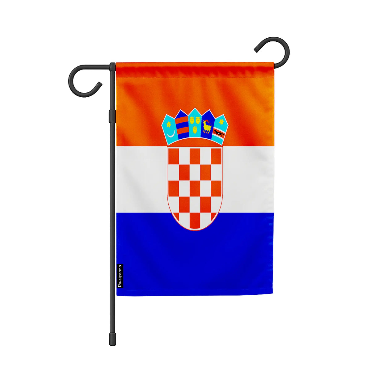 Drapeau de jardin croatie polyester couleurs vibrantes