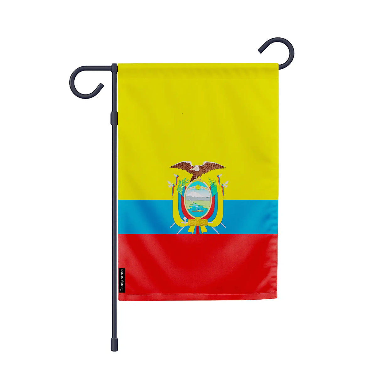Drapeau de jardin équateur polyester horizontal durable