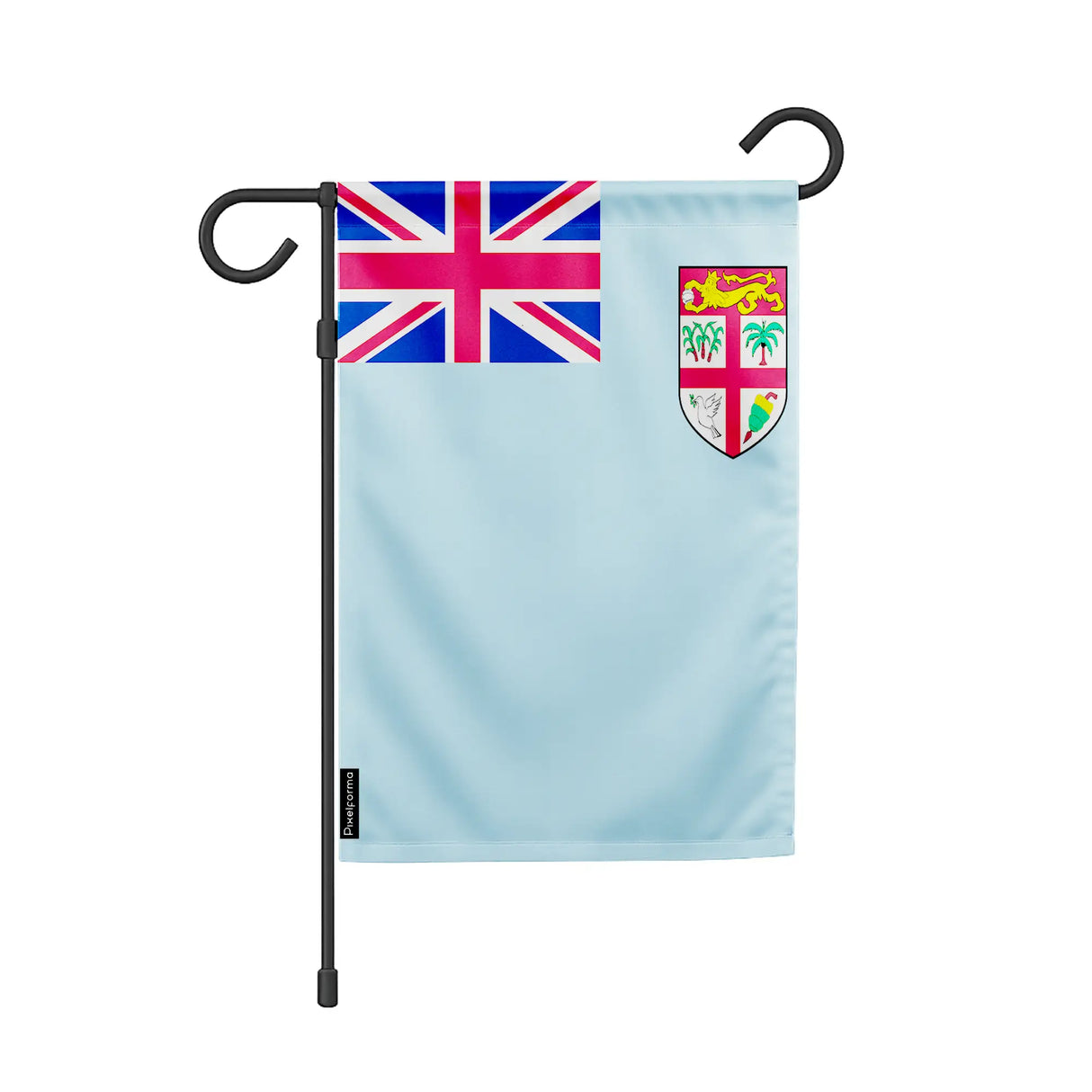 Drapeau de jardin fidji polyester couleurs vibrantes