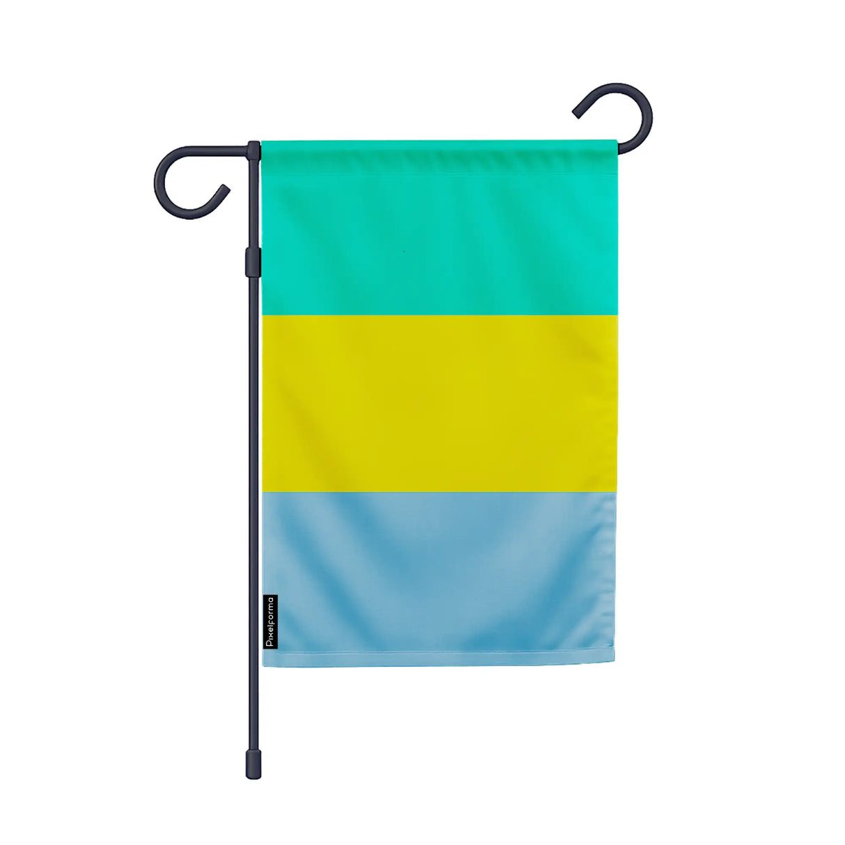 Drapeau de jardin gabon polyester couleurs vibrantes