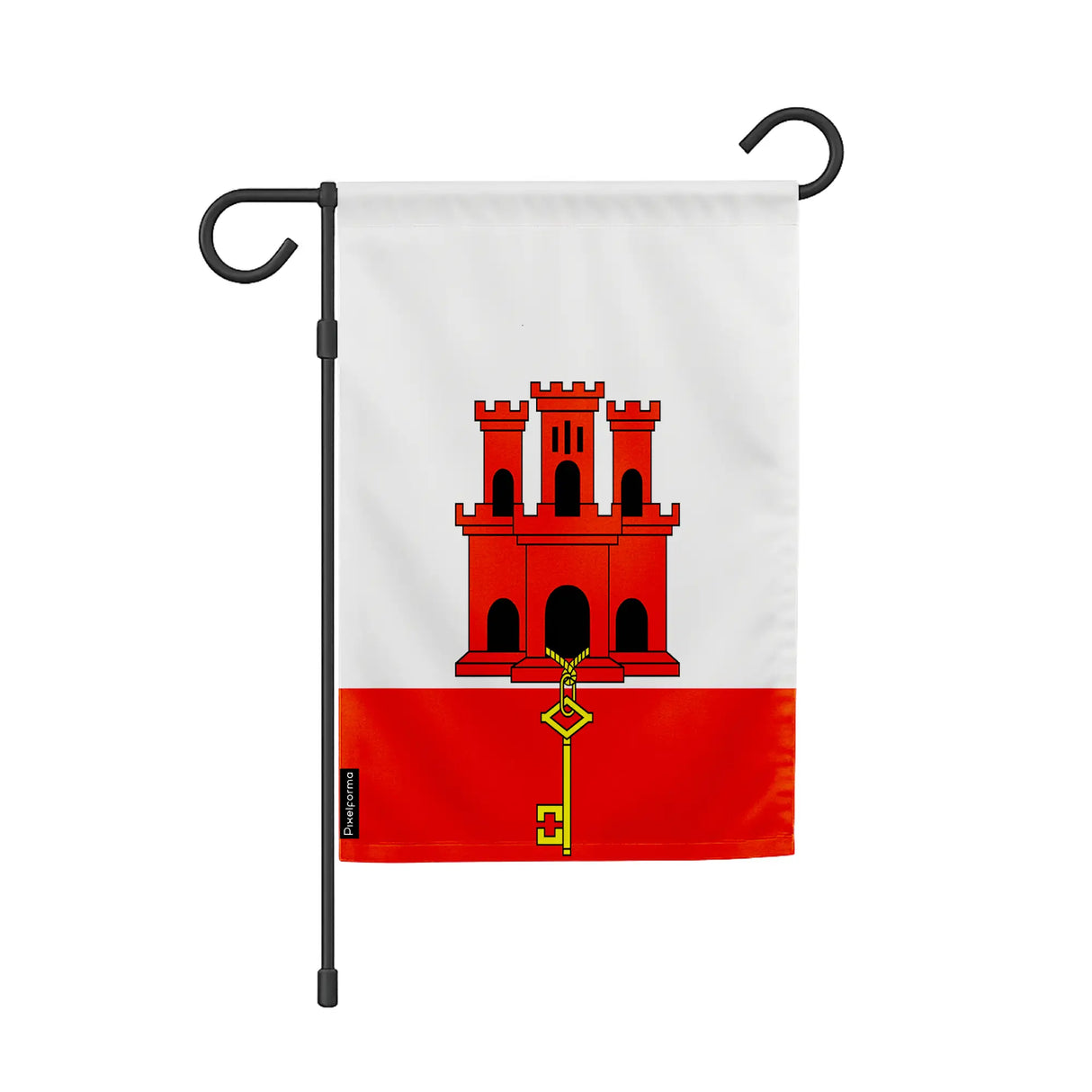 Drapeau de jardin gibraltar polyester couleurs vibrantes