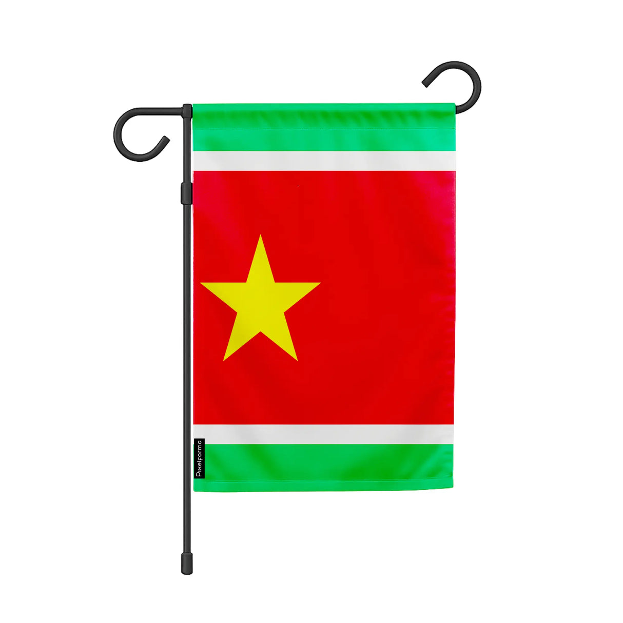 Drapeau de jardin guadeloupe polyester couleurs vibrantes