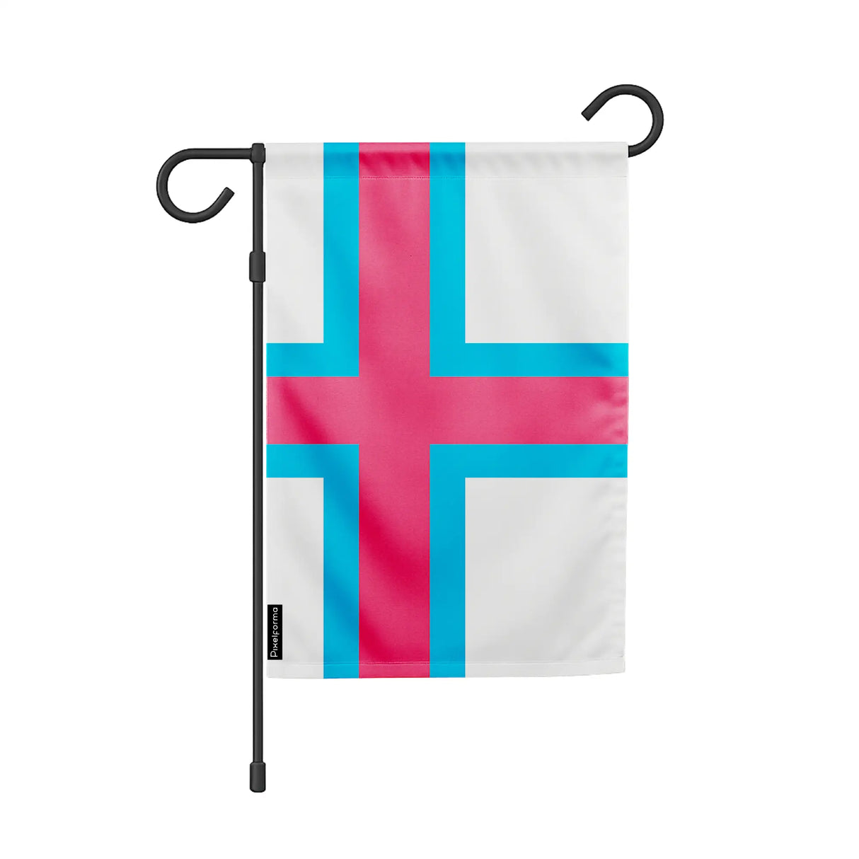 Drapeau de jardin îles féroé polyester résistant