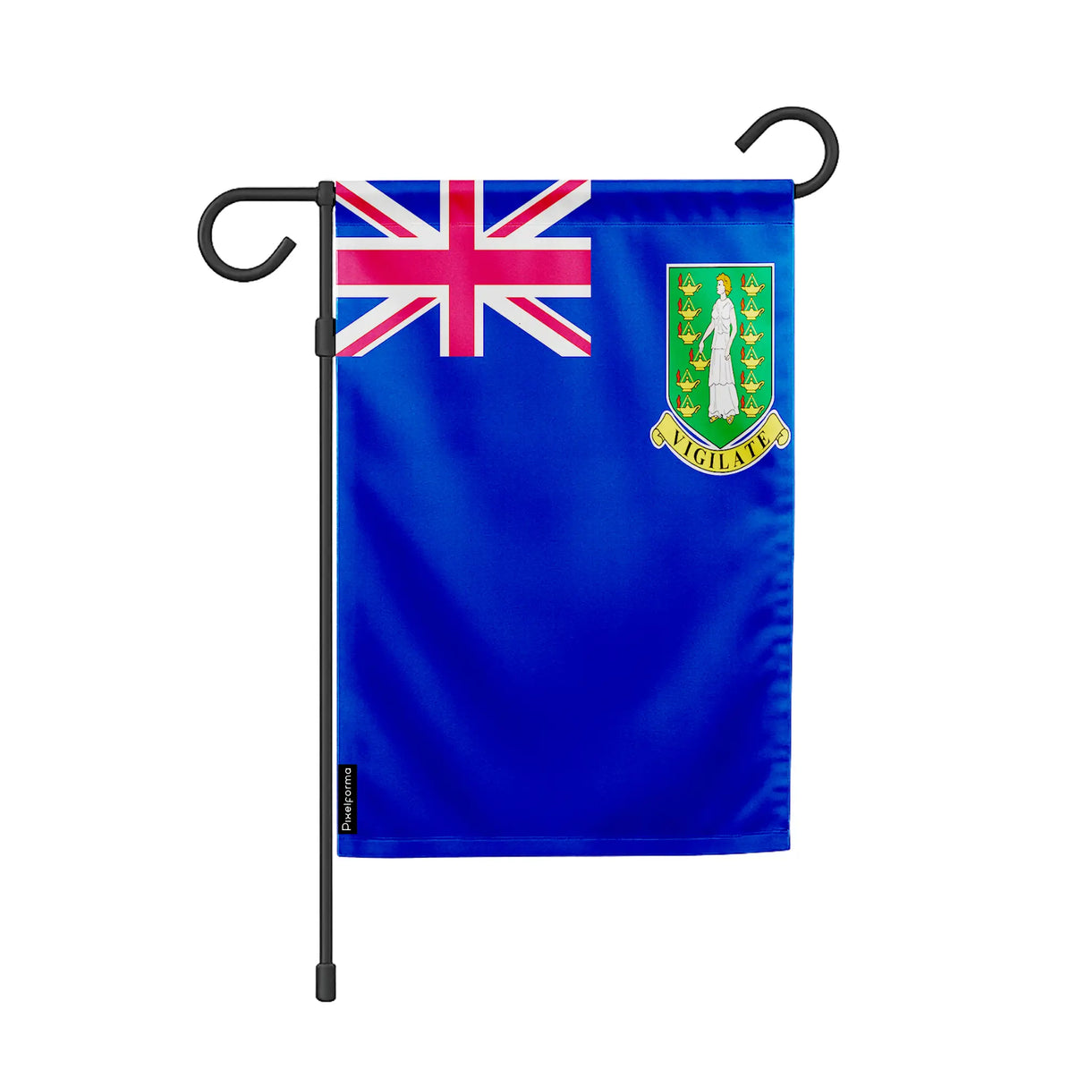 Drapeau de jardin îles vierges britanniques polyester résistant