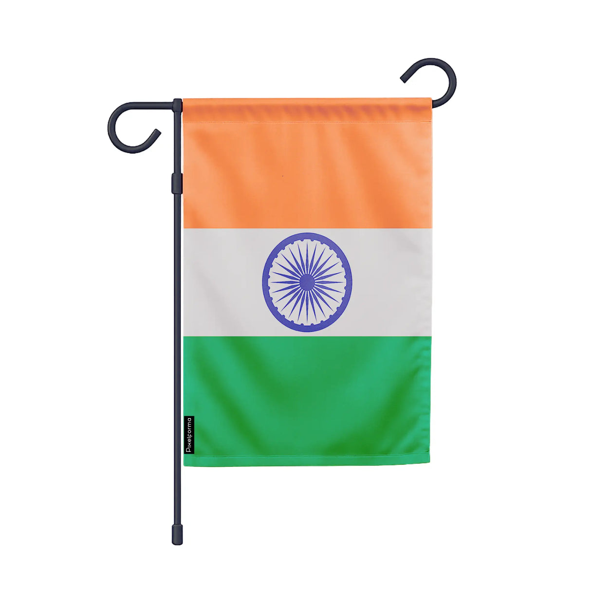 Drapeau de jardin inde en polyester couleurs vibrantes