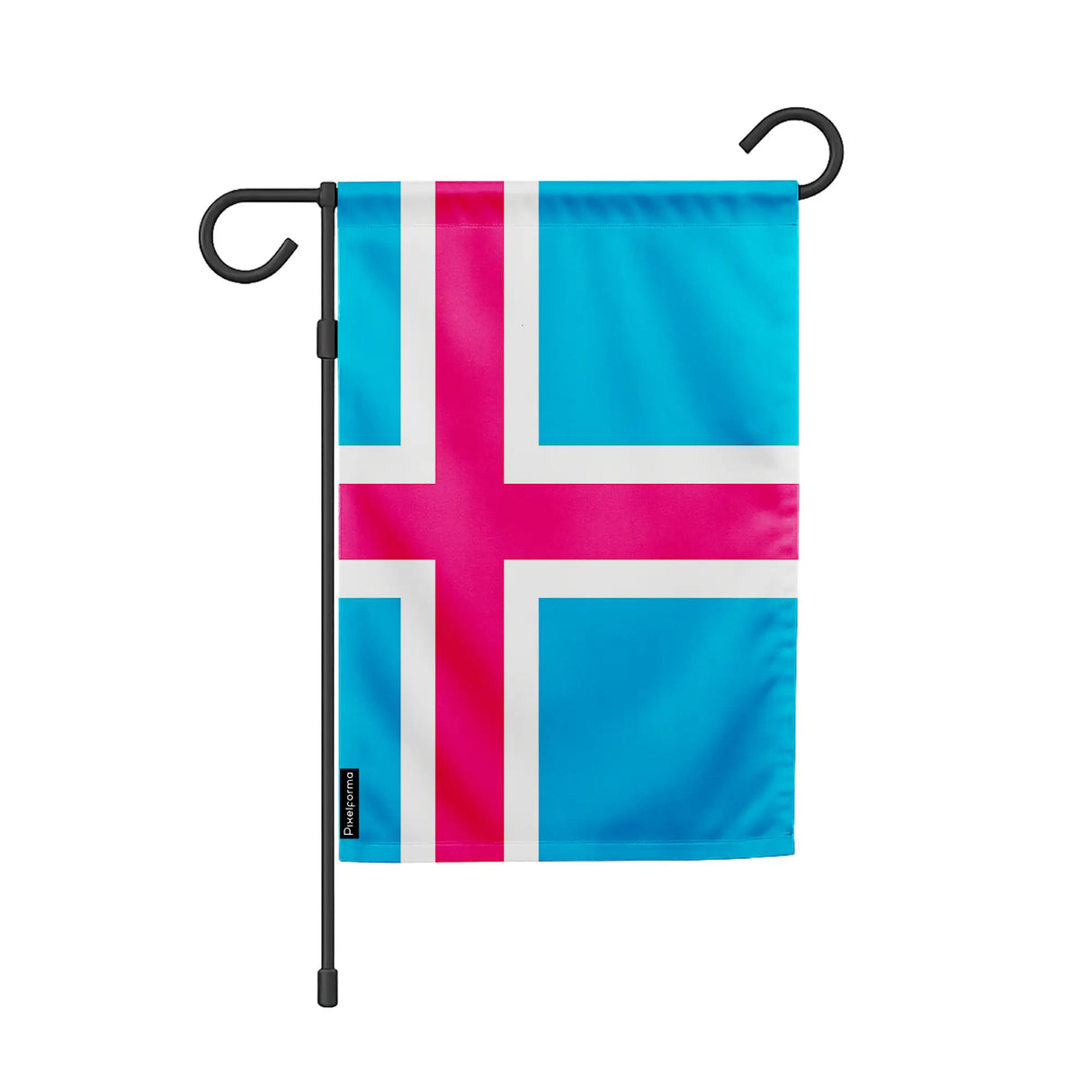 Drapeau de jardin islande polyester résistant intempéries