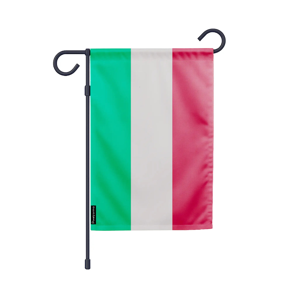 Drapeau de jardin italie polyester résistant couleur vive