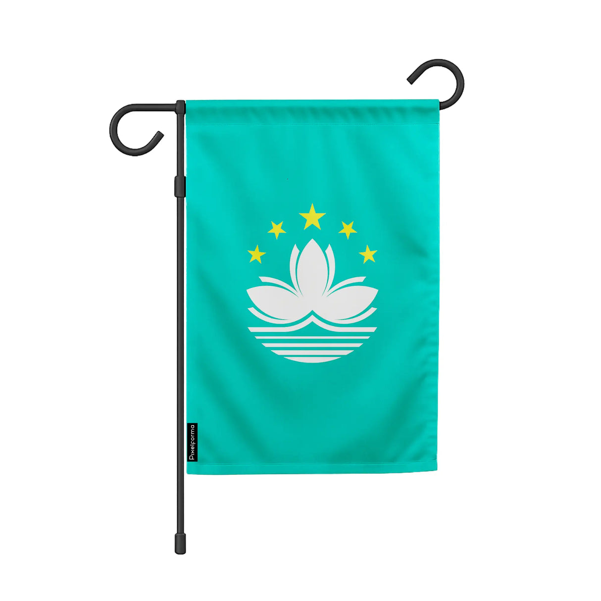 Drapeau de jardin macao polyester couleurs vibrantes