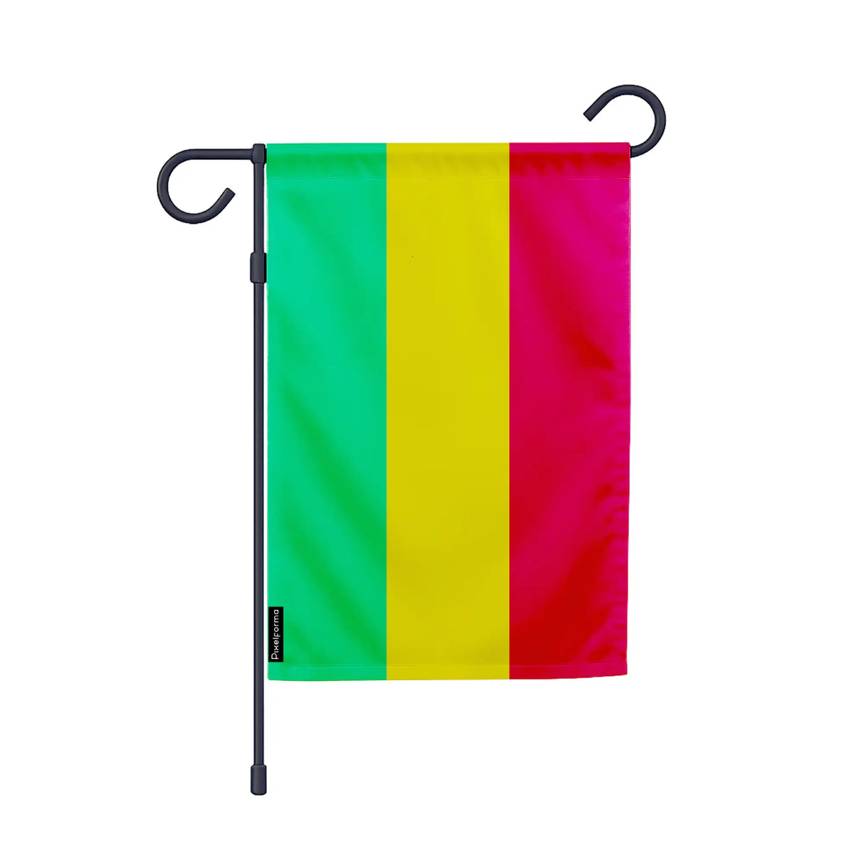 Drapeau de jardin mali polyester couleurs vibrantes durable