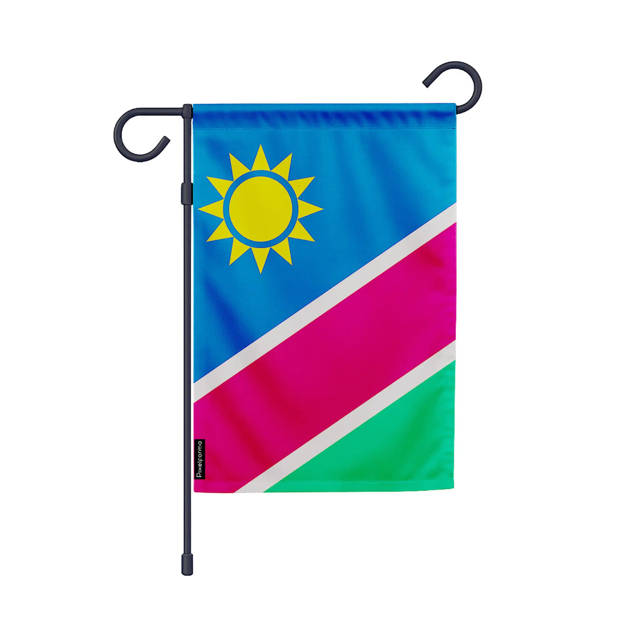 Drapeau de jardin namibie polyester couleurs vibrantes