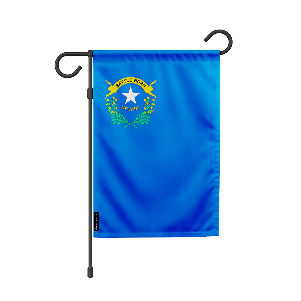 Drapeau de jardin nevada polyester résistant horizontal