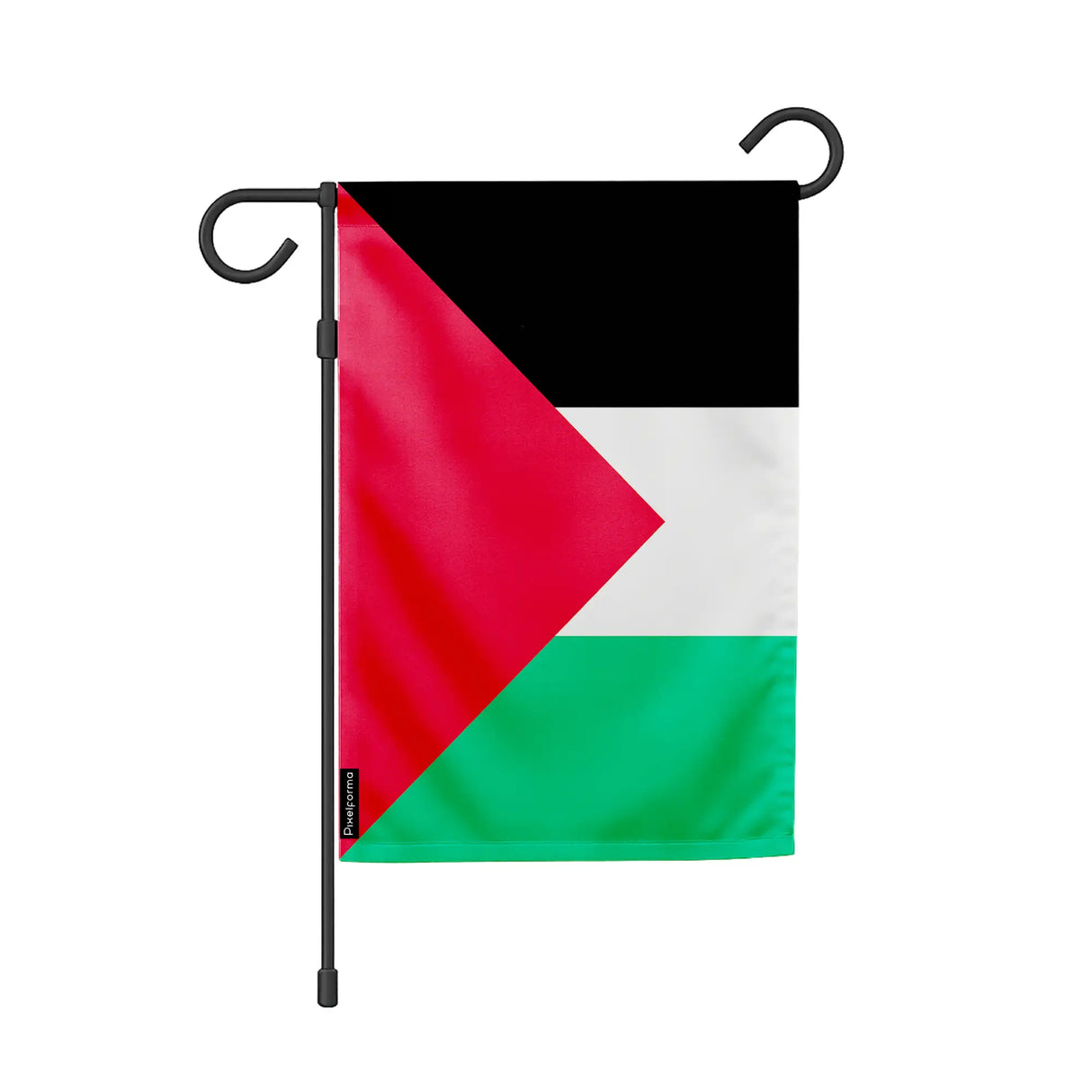 Drapeau de jardin palestine polyester couleurs vibrantes