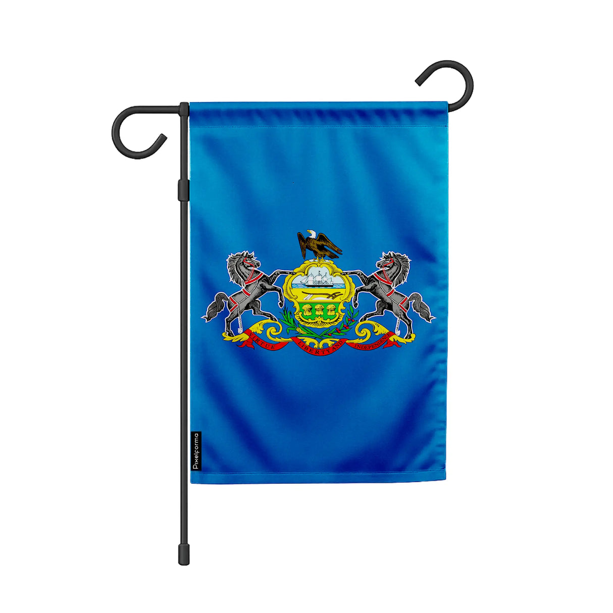 Drapeau de jardin pennsylvanie polyester résistant horizontal