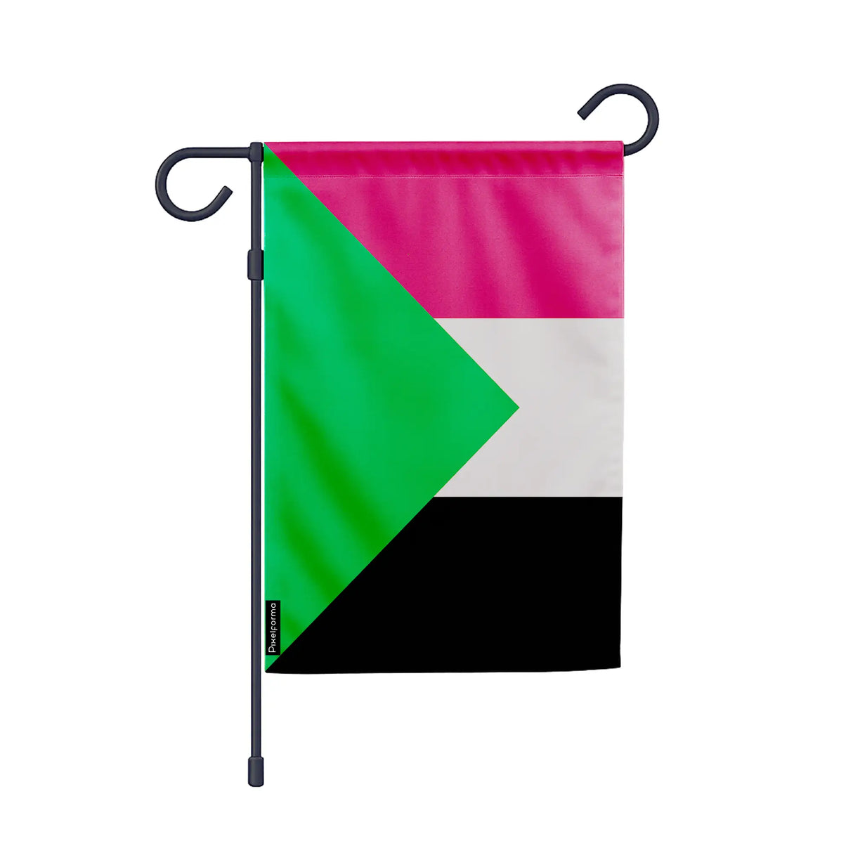 Drapeau de jardin soudan polyester horizontal durable