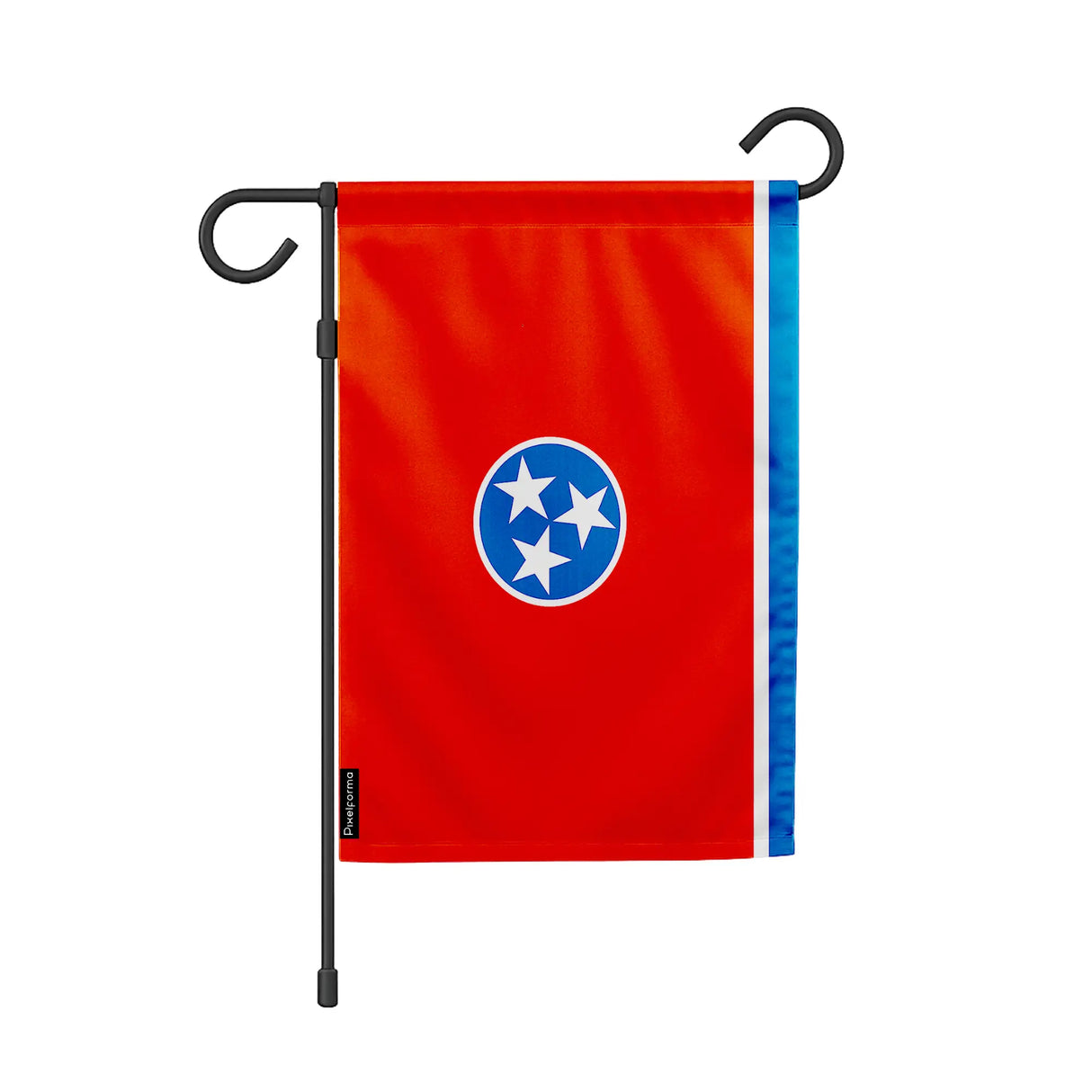 Drapeau de jardin tennessee polyester résistant horizontal