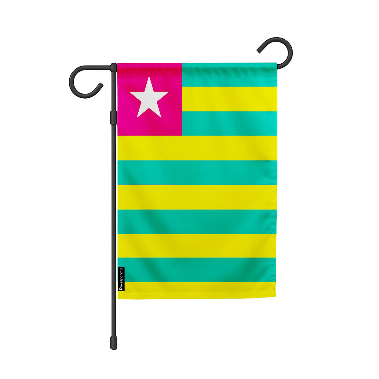 Drapeau de jardin togo en polyester excellente durabilité