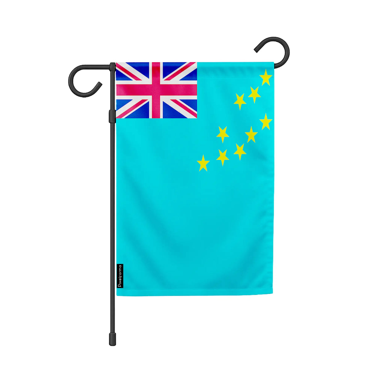 Drapeau de jardin tuvalu polyester résistant horizontal