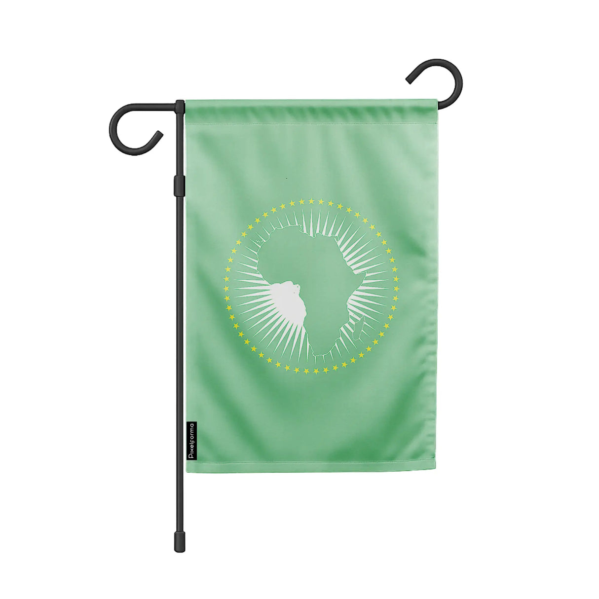 Drapeau de jardin union africaine en polyester résistant