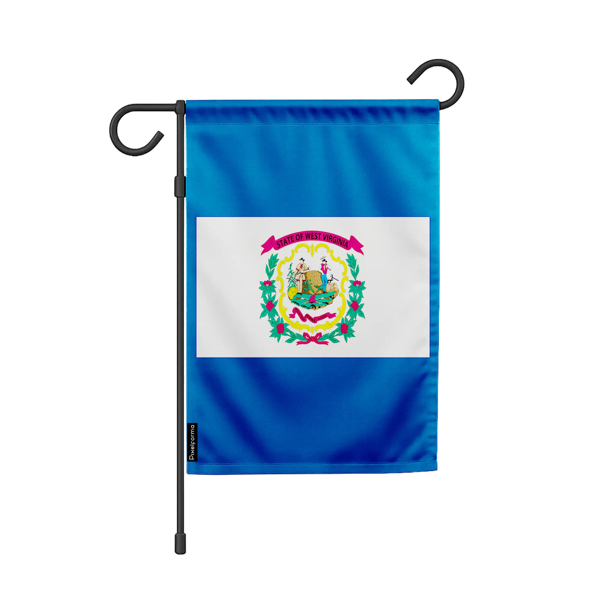Drapeau de jardin virginie-occidentale polyester résistant