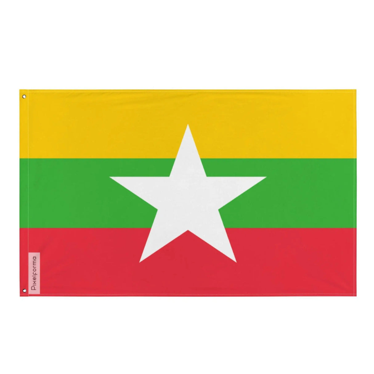 Drapeau de la birmanie polyester résistant plusieurs modèles