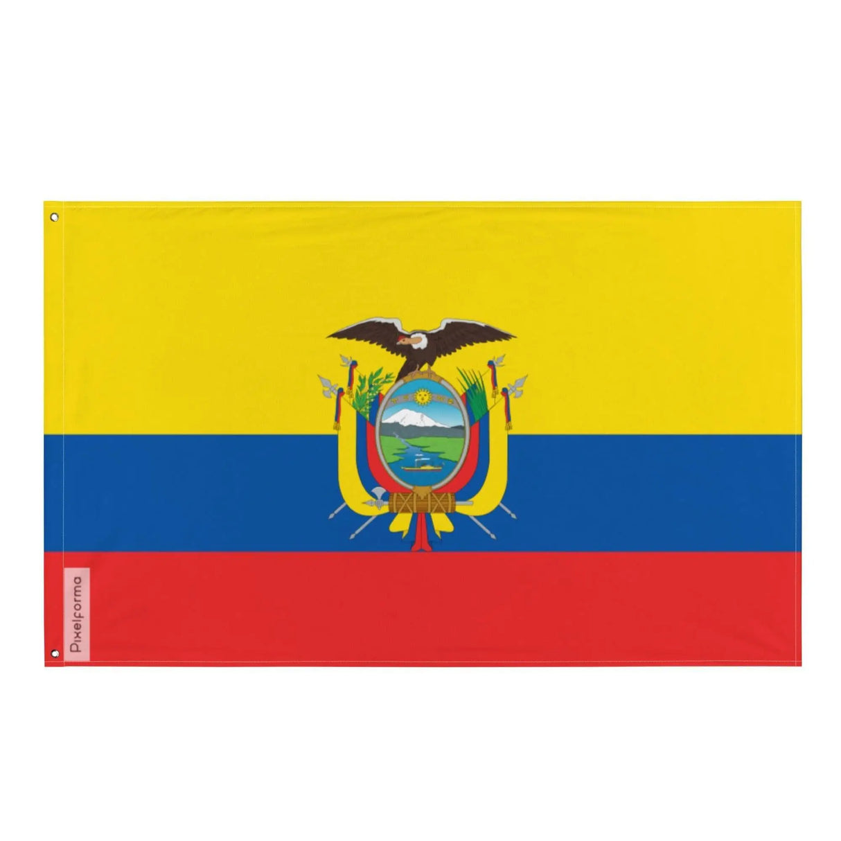 Drapeau de l’équateur polyester résistant plusieurs modèles