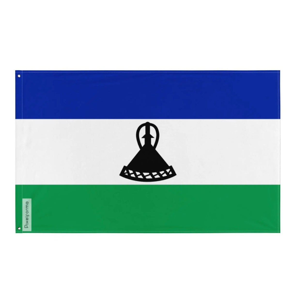 Drapeau du lesotho polyester résistant plusieurs modèles