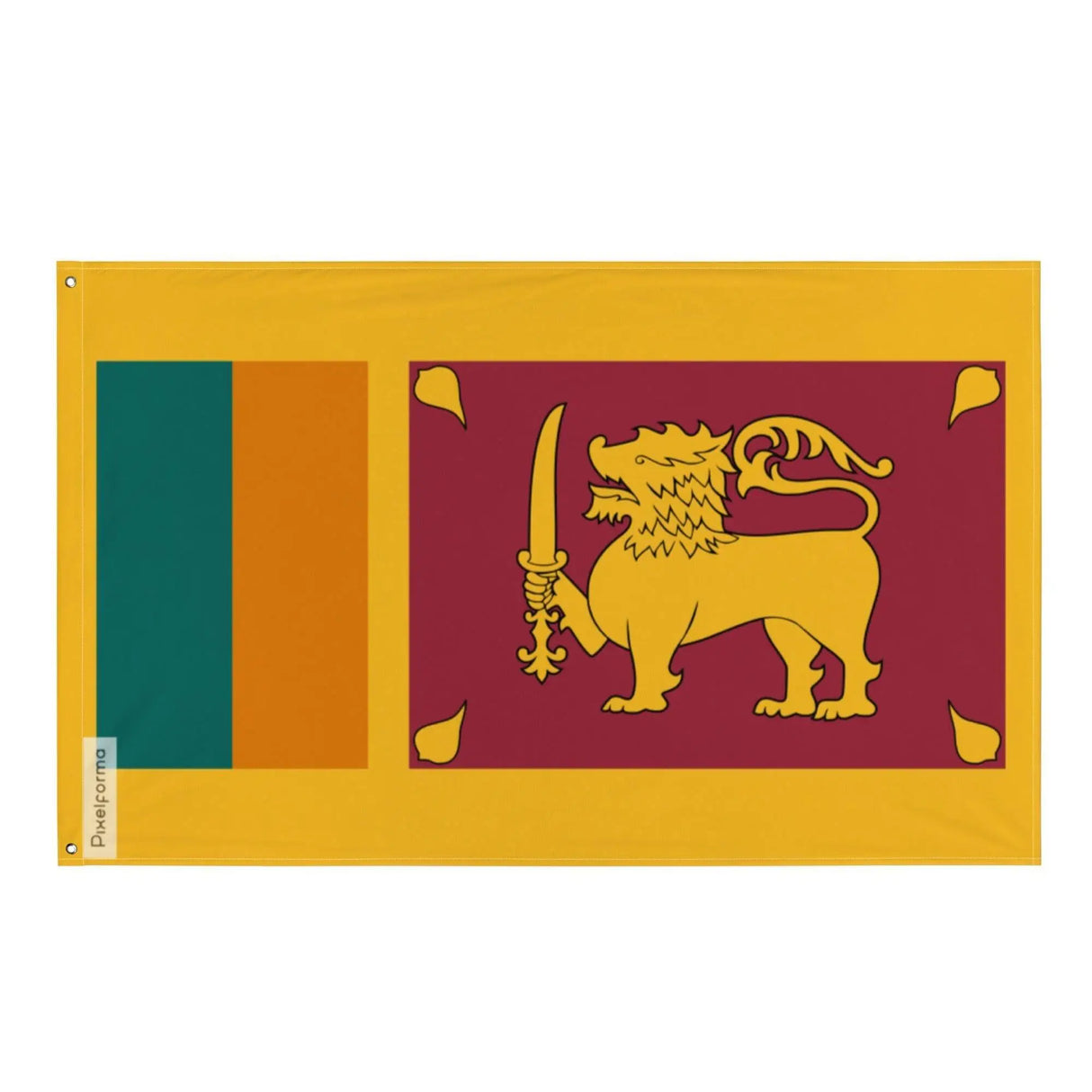 Drapeau du sri lanka polyester résistant plusieurs modèles