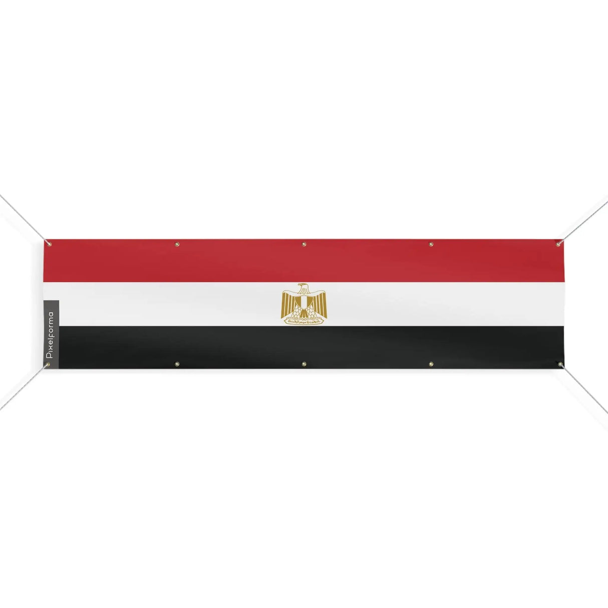Drapeau égypte polyester résistant pour usage extérieur