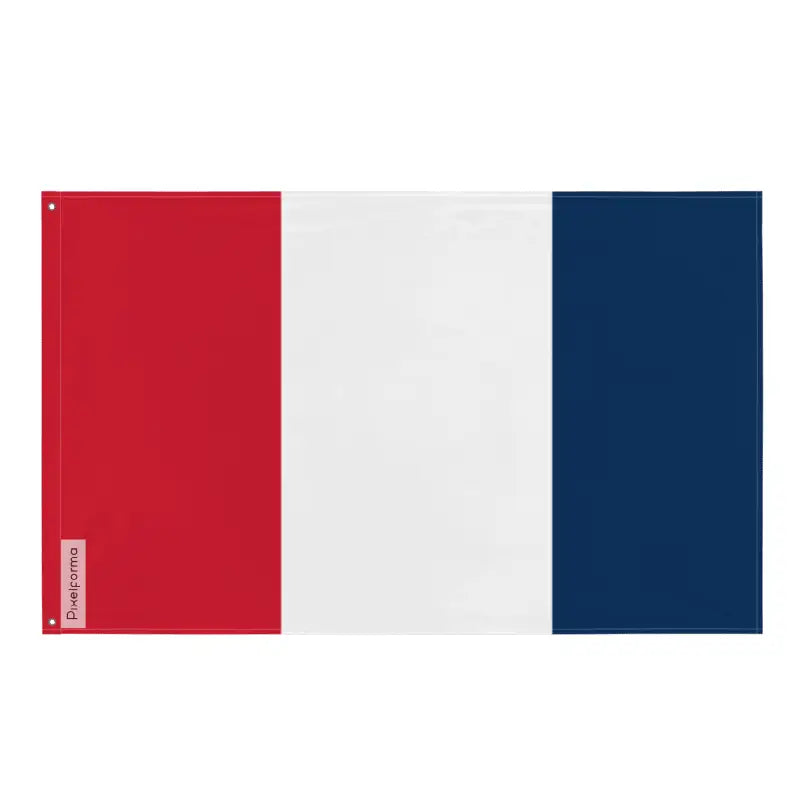 Drapeau france assemblée constituante polyester œillets à gauche