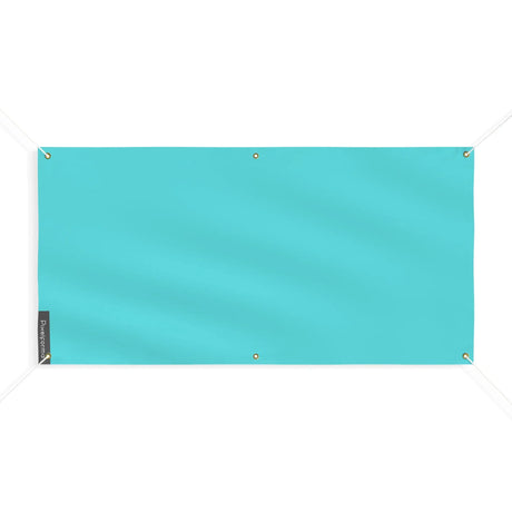 Drapeau france bleu turquoise clair polyester résistant