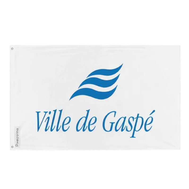 Drapeau gaspé polyester résistant avec œillets à gauche