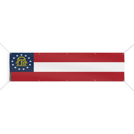 Drapeau géorgie polyester résistant aux intempéries