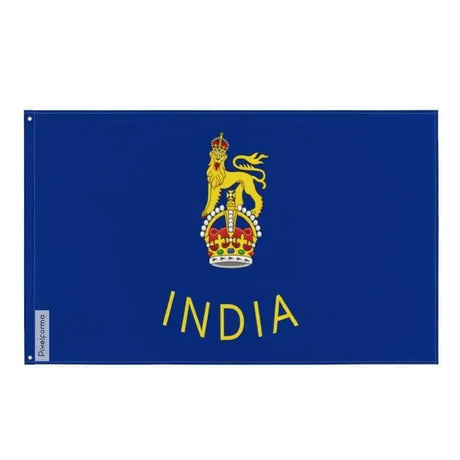 Drapeau gouverneur général inde polyester avec œillets à gauche